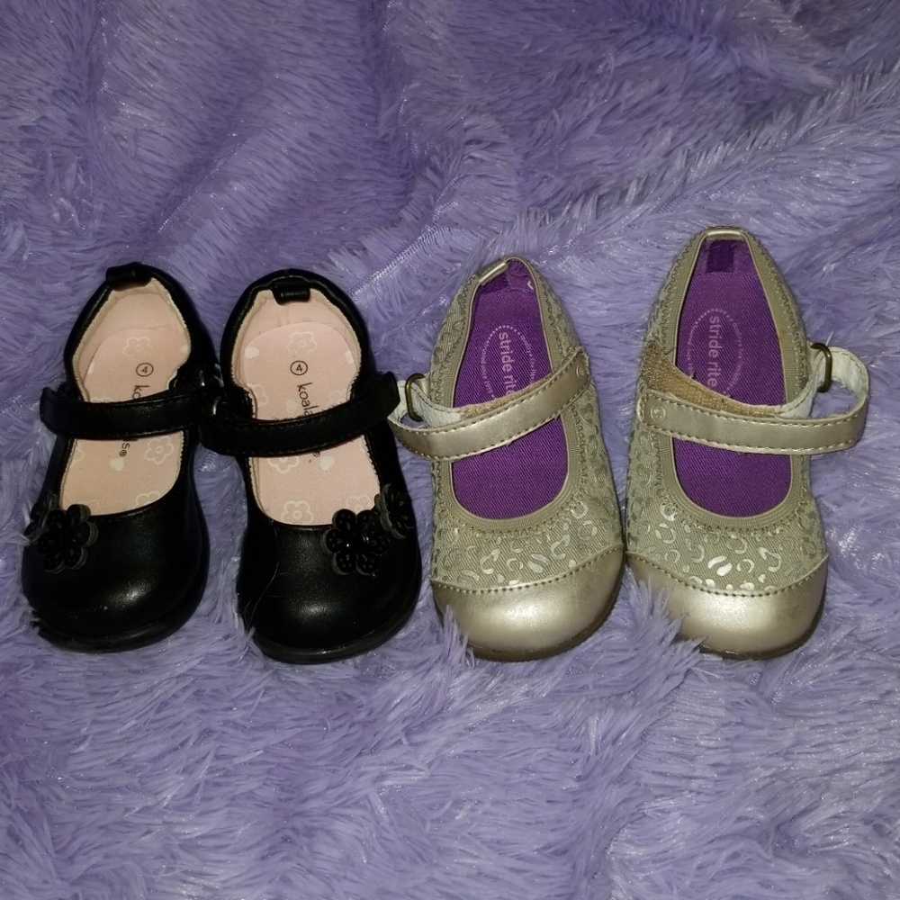 Set of two baby girl dress shoes
